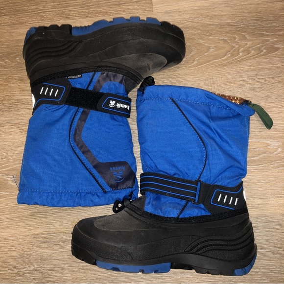 Kamik youth winter snow boots size 5 - Picture 5 of 7